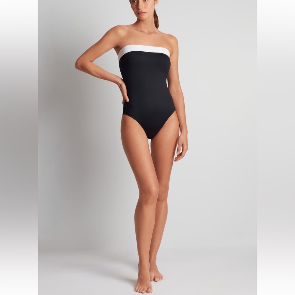 Lauren Ralph Lauren NEW Modern Halter one piece size 12